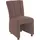 exxpo - sofa fashion Hochlehnsessel Costa Kunstleder 52 x 95 x 71 cm Braun mit Rollen