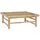 vidaXL Gartentisch 65 x 65 x 30 cm Braun/Weiß