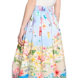 Vera Mont Maxirock Damen Floral Blau/Rot 36