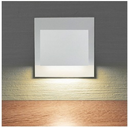 Maxkomfort LED Wandstrahler 6106, LED fest integriert, 3000K, Warmweiß, LED, Einbauleuchte, Wandeinbauleuchte, Wandleuchte, Treppenbeleuchtung, Stufenlicht, Einbauspots, Strahler, Lampe, Wandbeleuchtung, Nachtlicht, Stufenbeleuchtung, Stufen Licht weiß
