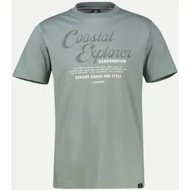 Lerros T-Shirt Serafino Grau XXL
