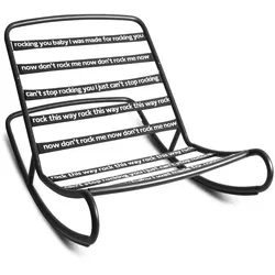 Fatboy - Rock 'n' Roll Lounge Chair, schwarz