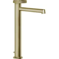 GESSI Anello, Waschtisch-Einhebelmischer, mit Ablaufgarnitur, - messing gebürstet