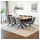 Home Deluxe Essgruppe Eckig AVENCIA inkl. Sternfuß - 200 x 120 cm Light Oak, (9-tlg) grau