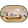 MORAVIA Raumspiegel INDOOR 360 x 260 x 75 mm Acrylglas mit schwarzer Umrandung