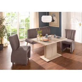 exxpo - sofa fashion Hochlehnsessel Costa Kunstleder 52 x 95 x 71 cm Braun mit Rollen