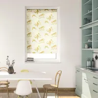 Lichtblick Rollo Klemmfix, ohne Bohren, blickdicht, Moon Birds Beige