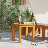 VidaXL Garten Beistelltisch 35x35x34 cm solides Akazienholz
