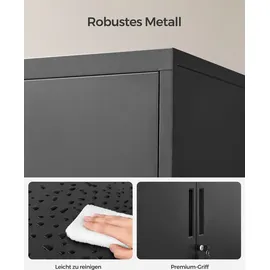 Songmics Aktenschrank 80 x 0 x 0 schwarz