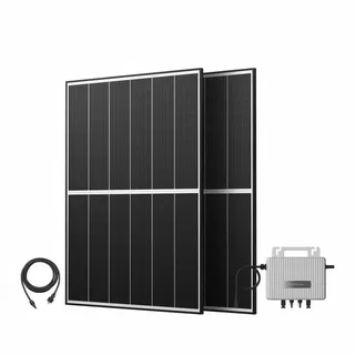 EcoFlow Balkonkraftwerk Bifazial 800 W inkl. 800 W EcoFlow Wechselrichter