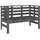 vidaXL Gartenbank 111,5 x 53 x 71 cm Grau