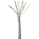 Nedis Netzwerk-Kabel Rollen CAT6 F/UTP CCA 100.0 m Innenbereich Rund PVC Grau 100