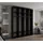 abiks möbel Drehtürenschrank INOVA 200 x 236,7 x 47 cm Schwarz