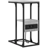 vidaXL Nachttisch Grau Sonoma 41,5 x 26 x 60,5 cm Holzwerkstoff Vidaxl