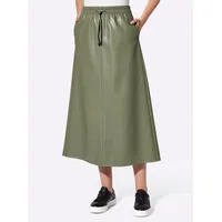 Heine Maxirock in khaki | Gr.: 40