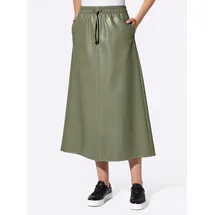 Heine Maxirock in khaki | Gr.: 40