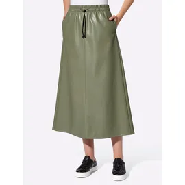 Heine Maxirock in khaki | Gr.: 40