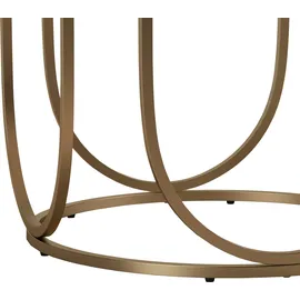 CosmoLiving by Cosmopolitan Couchtisch "Gwyneth", bunt (marmorfarben, goldfarben, goldfarben, marmorfarben), B:80cm H:41cm T:80cm, COSMOLIVING BY COSMOPOLITAN, Tische, Couchtisch, aus pflegeleichtem MDF, Gestell aus Metall, Höhe 41 cm