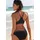 VENICE BEACH Bustier-Bikini Damen Schwarz/Grau 34 Cup C/D