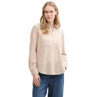 Tom Tailor Langarmbluse beige|braun 38