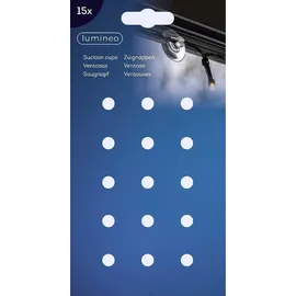 Lumineo Saugnäpfe für Lichterketten Ø 15 Stück