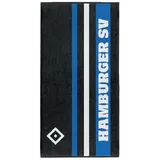 HSV Handtuch Handtuch Hamburger SV, Bio-Baumwolle, Bio-Baumwolle schwarz|blau