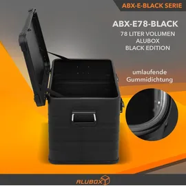 AluBox Werkzeugbox 78 l schwarz