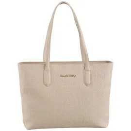 Valentino Pansy Shopper Polyurethan Ecru