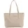 Valentino Pansy Shopper Polyurethan Ecru
