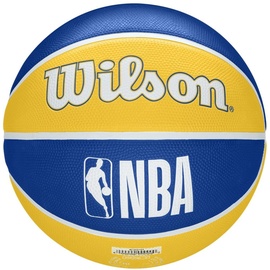 Wilson Basketball NBA Team Tribute Golden State Warriors Outdoor, Gummi, Größe: 7