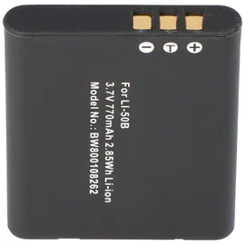 AccuCell Akku passend für Olympus LI-50B Akkutyp D-Li92, DB-100, VW-VBX090, Sony NP-150
