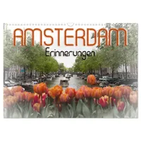 Calvendo AMSTERDAM Erinnerungen (Wandkalender 2026 DIN A3 quer), CALVENDO