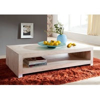 Massivmoebel24 Couchtisch Wohnzimmertisch Beistelltisch Holztisch Massivholz Akazie 135x70