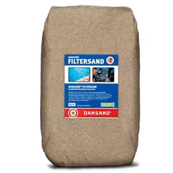 Dansand Filtersand natur 0,4-0,8 mm - 25 kg Sack