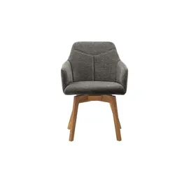 Woodford Armlehnstuhl Bouclé grau