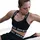 Nike Pro Light-Support Sport-BH Damen 010 - black/black/white