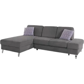 sit&more Ecksofa »Clio L-Form« wahlweise mit Bettfunktion oder Vorziehsitz und Bettkasten, Federkern