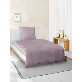 BIERBAUM Elegant uni Rosa 240 x 220 cm + 2 x 80 x 80 cm
