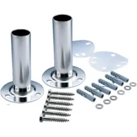 Astralpool Leiterendstücke 1 Paar aus V4A für Holmdurchmesser 43 mm