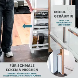 ELUNO Küchen-Nischenwagen weiß | Gr.: onesize