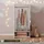 [en.casa] Kinderkleiderschrank Sandnes 123 x 60 x 40 cm Holznachbildung weiß rosa