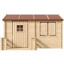 TIMBELA Spielhaus M503 Beige Holz