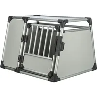 Trixie Transportbox Aluminium 93 x 64 x 81 cm Hellgrau/Silber