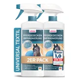 PLINTEX® 2X 580ml Pferde-Decken Imprägnierspray für Pferde Outdoordecke, Regendecke I Pferde Zubehör