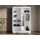 Mirjan24 Schiebetürenschrank Modin 150 x 216 x 65 cm Weiß/Gold