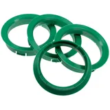 RKC Zentrierringe 64,0 x 56,1 mm Grün Nabenkappen aus ABS Kunststoff mit Glasfaserverstärkung für Felgenringe