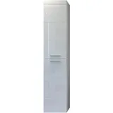 trendteam Devon Hochschrank 35 x 170 x 33 cm Weiß Hochglanz