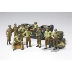 1:48 WWII US Willys Jeep m.Fig.-Set (9)