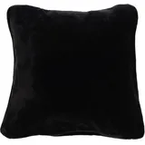 Gözze Premium Cashmere-Feeling Kissen 50 x 50 cm Schwarz