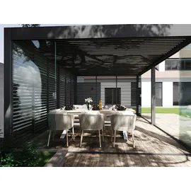 Weide Pergola Metall 4 x 8 manthrazit